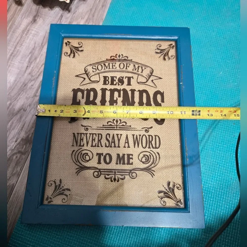 Best friends wall decor frame